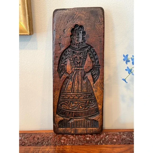 Vintage Butter Mold Style Wall Plaque 1971